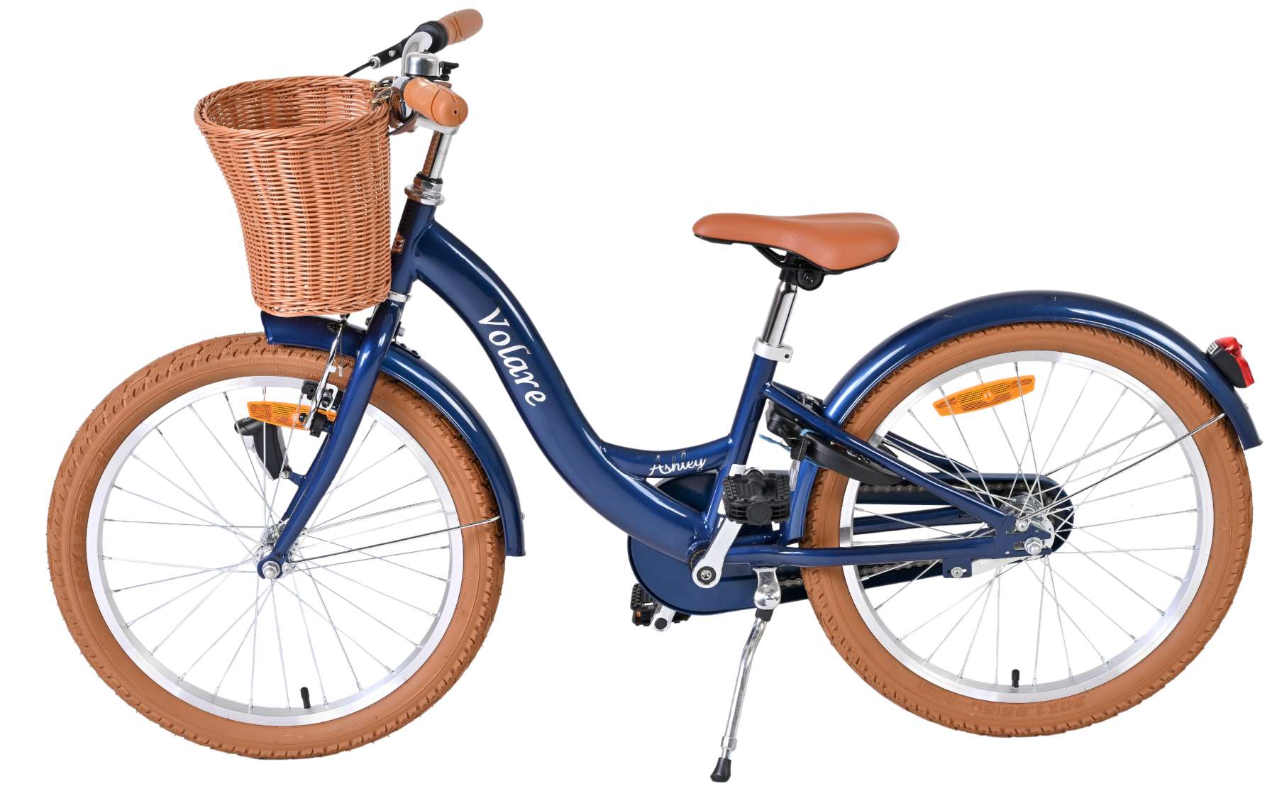 Volare Ashley Kinderfahrrad - Mädchen - 20 Zoll - Dunkelblau