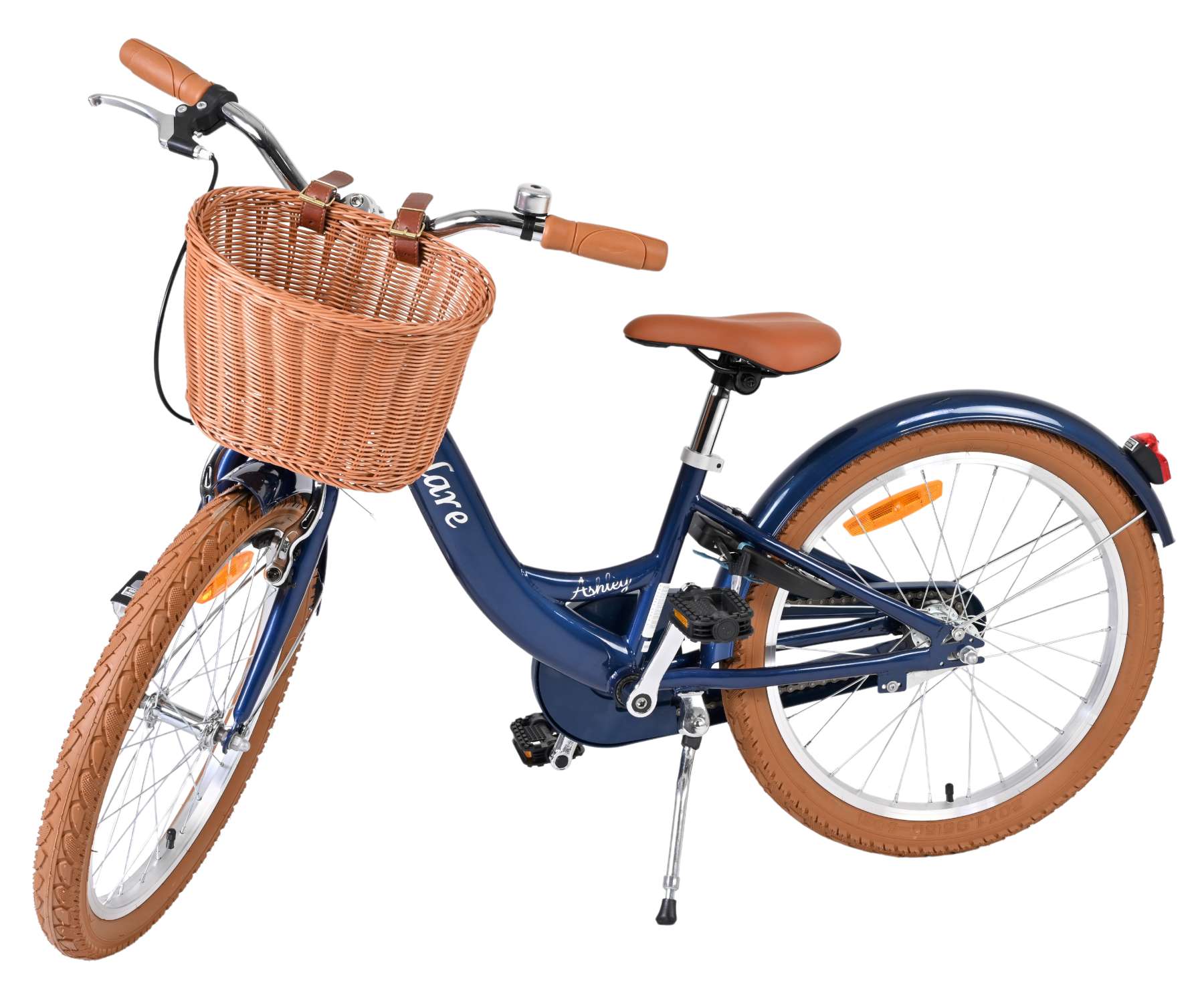 Volare Ashley Kinderfahrrad - Mädchen - 20 Zoll - Dunkelblau
