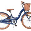 Volare Ashley Kinderfahrrad - Mädchen - 20 Zoll - Dunkelblau