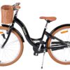 Volare Ashley Kinderfahrrad – Mädchen – 24 Zoll – Schwarz