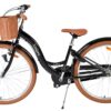 Volare Ashley Kinderfahrrad - Mädchen - 26 Zoll - Schwarz - Nexus 3-Gang 8