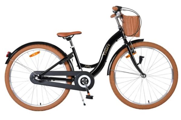Volare Ashley Kinderfahrrad - Mädchen - 26 Zoll - Schwarz - Nexus 3-Gang
