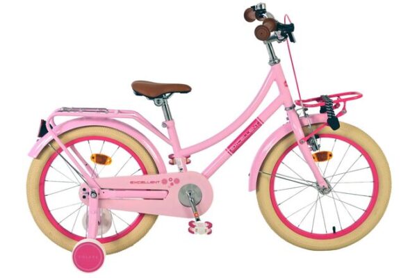Volare Ausgezeichnetes Kinderfahrrad - Mädchen - 18 Zoll - Rosa