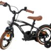 Volare Black Cruiser Kinderfahrrad - Jungen - 12 Zoll - Schwarz 8