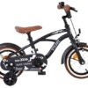 Volare Black Cruiser Kinderfahrrad - Jungen - 12 Zoll - Schwarz
