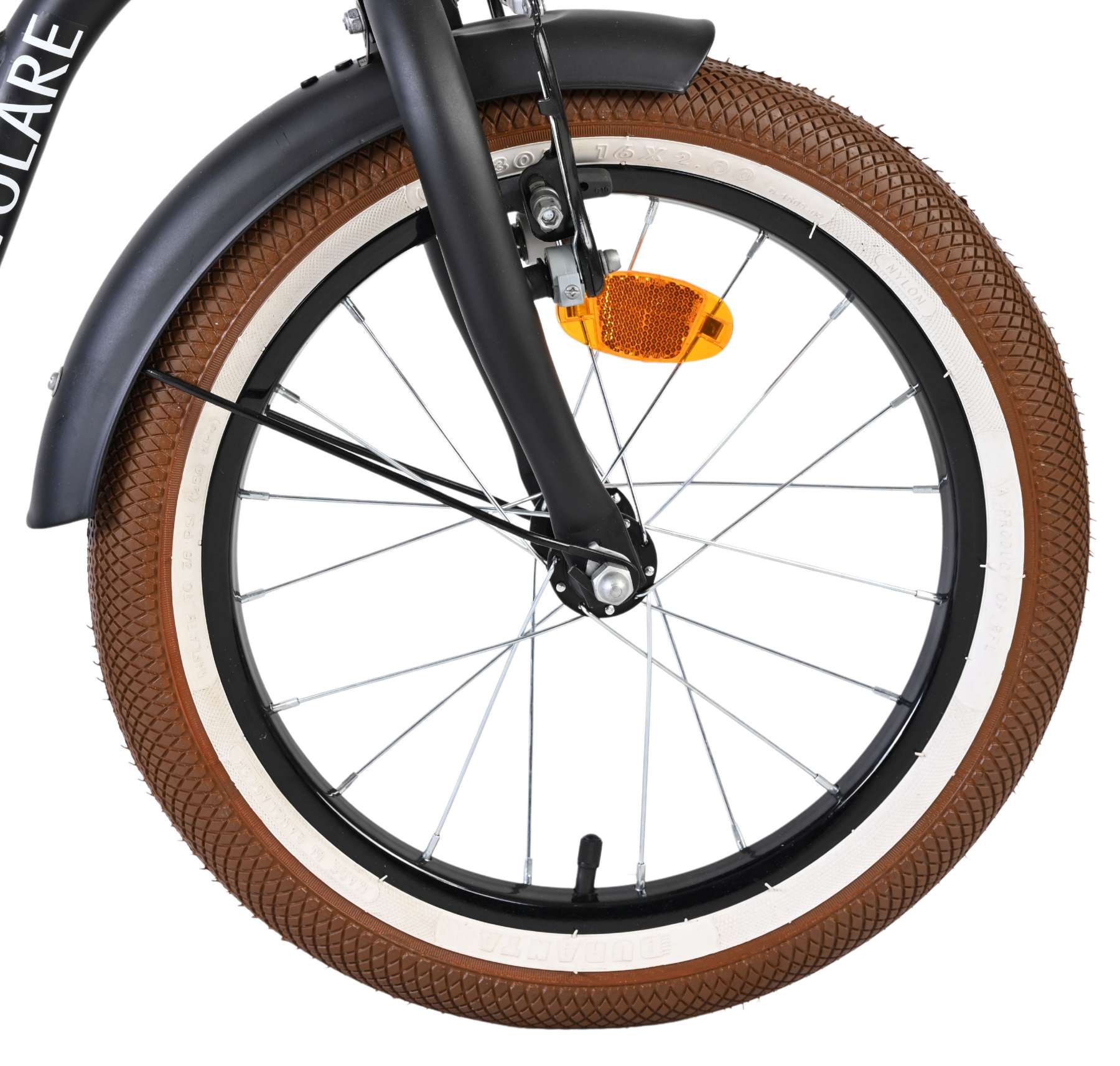 Volare Black Cruiser Kinderfahrrad - Jungen - 16 Zoll - Schwarz 3