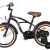 Volare Black Cruiser Kinderfahrrad - Jungen - 16 Zoll - Schwarz 7