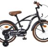 Volare Black Cruiser Kinderfahrrad - Jungen - 16 Zoll - Schwarz