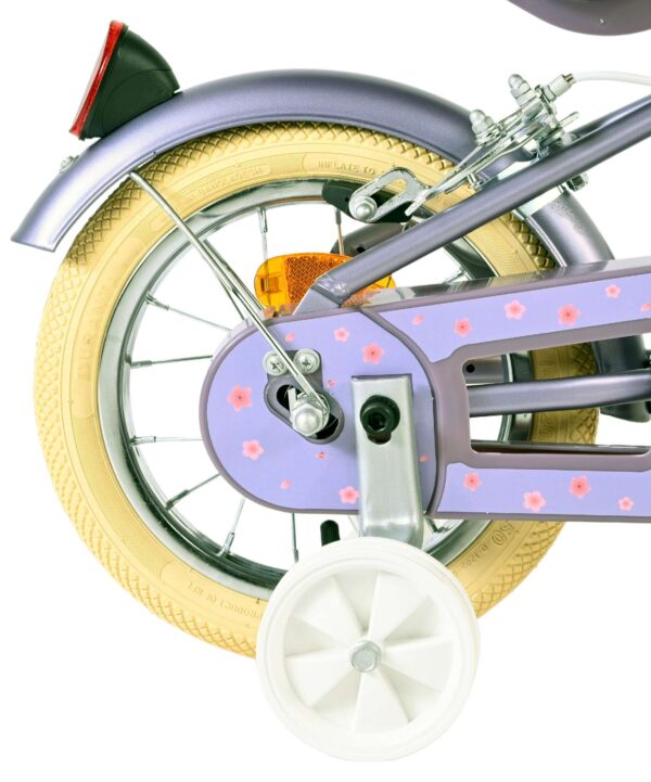 Volare Blossom Kinderfahrrad - Mädchen - 12 Zoll - Lila - Zwei Handbremsen 2