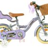 Volare Blossom Kinderfahrrad - Mädchen - 12 Zoll - Lila - Zwei Handbremsen