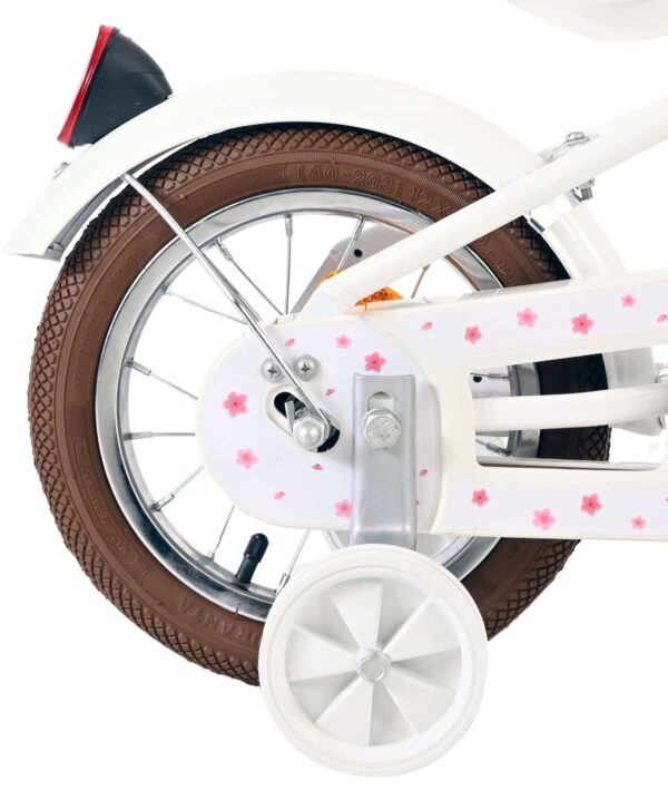 Volare Blossom Kinderfahrrad - Mädchen - 12 Zoll - Weiß 2