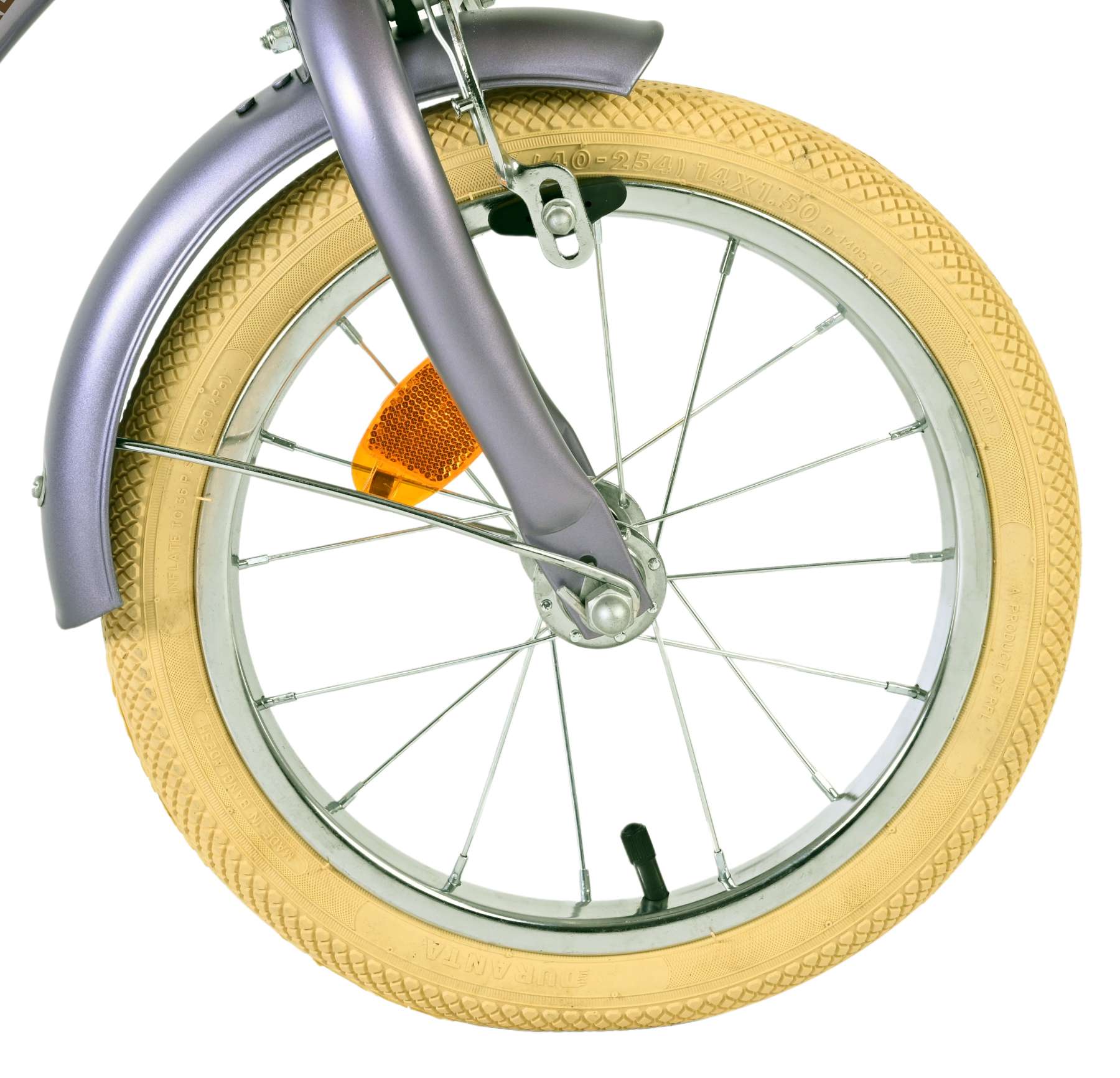 Volare Blossom Kinderfahrrad - Mädchen - 14 Zoll - Lila 3