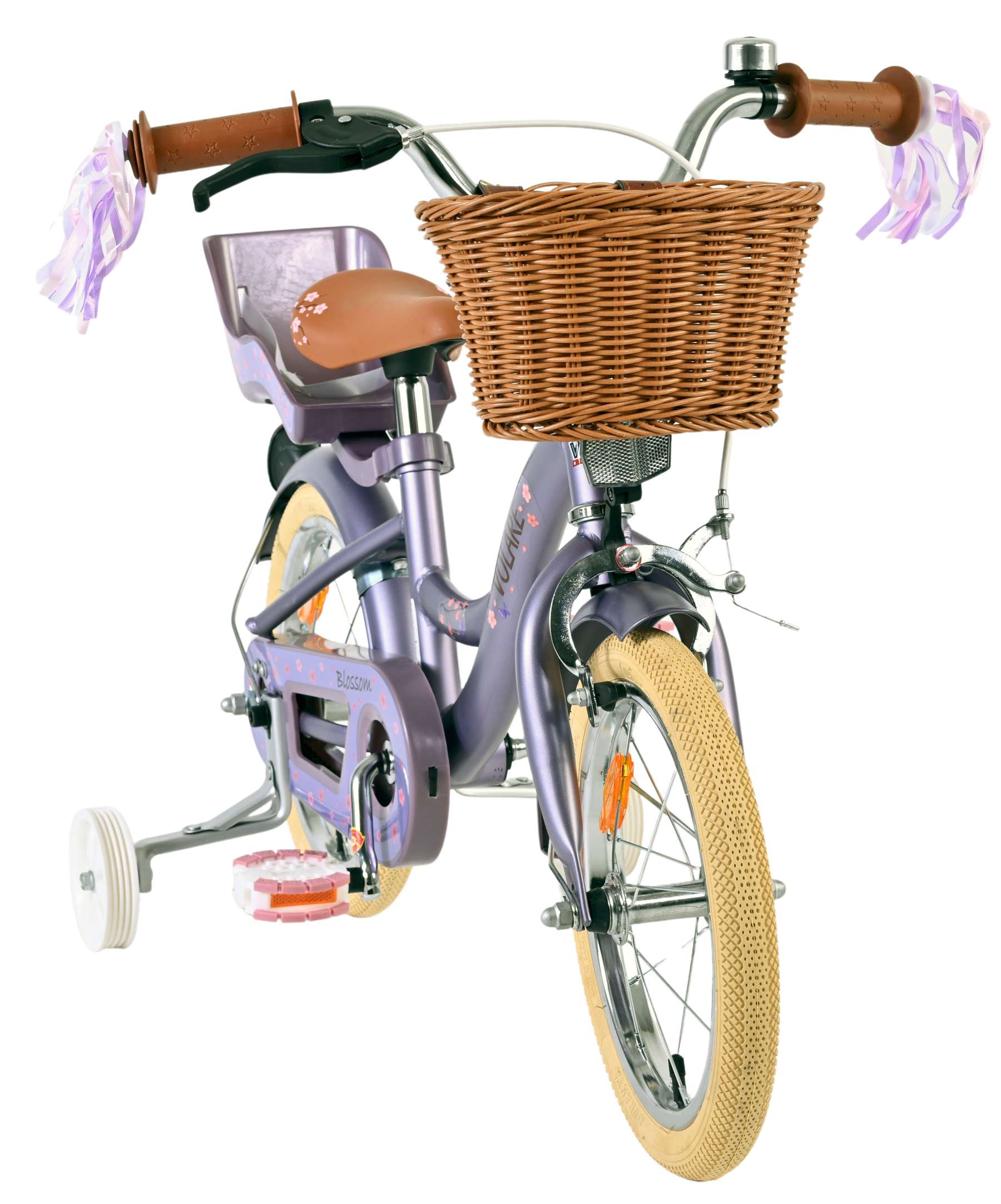 Volare Blossom Kinderfahrrad - Mädchen - 14 Zoll - Lila 5