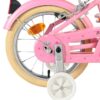 Volare Blossom Kinderfahrrad - Mädchen - 14 Zoll - Rosa - Zwei Handbremsen