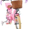 Volare Blossom Kinderfahrrad - Mädchen - 14 Zoll - Rosa - Zwei Handbremsen