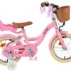 Volare Blossom Kinderfahrrad - Mädchen - 14 Zoll - Rosa - Zwei Handbremsen