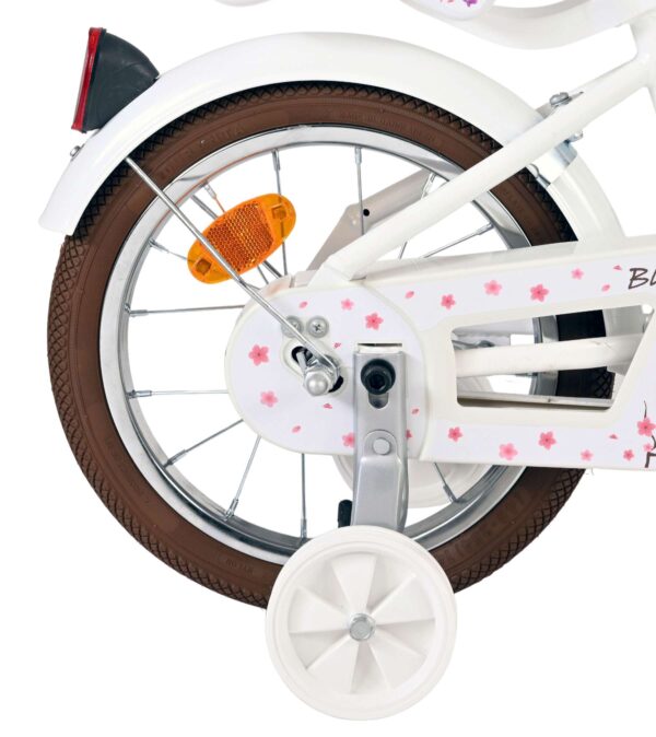 Volare Blossom Kinderfahrrad - Mädchen - 14 Zoll - Weiß 2