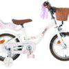 Volare Blossom Kinderfahrrad - Mädchen - 14 Zoll - Weiß