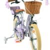 Volare Blossom Kinderfahrrad - Mädchen - 16 Zoll - Lila - Zwei Handbremsen