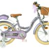 Volare Blossom Kinderfahrrad - Mädchen - 16 Zoll - Lila - Zwei Handbremsen