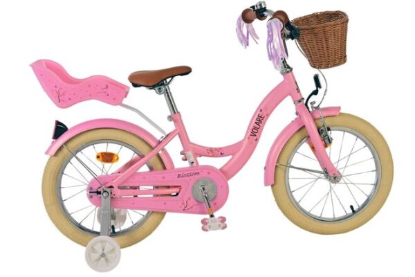 Volare Blossom Kinderfahrrad - Mädchen - 16 Zoll - Rosa