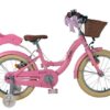 Volare Blossom Kinderfahrrad - Mädchen - 16 Zoll - Rosa - Zwei Handbremsen