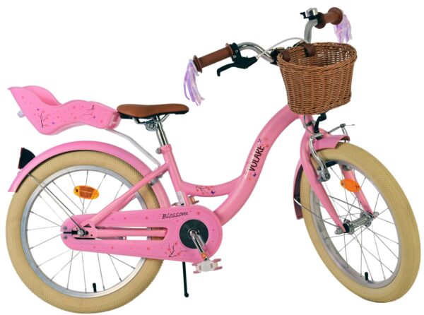 Volare Blossom Kinderfahrrad - Mädchen - 18 Zoll - Rosa