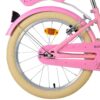 Volare Blossom Kinderfahrrad - Mädchen - 18 Zoll - Rosa - Zwei Handbremsen
