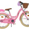 Volare Blossom Kinderfahrrad - Mädchen - 18 Zoll - Rosa - Zwei Handbremsen