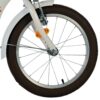 Volare Blossom Kinderfahrrad - Mädchen - 18 Zoll - Weiß - Zwei Handbremsen