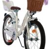 Volare Blossom Kinderfahrrad - Mädchen - 18 Zoll - Weiß - Zwei Handbremsen