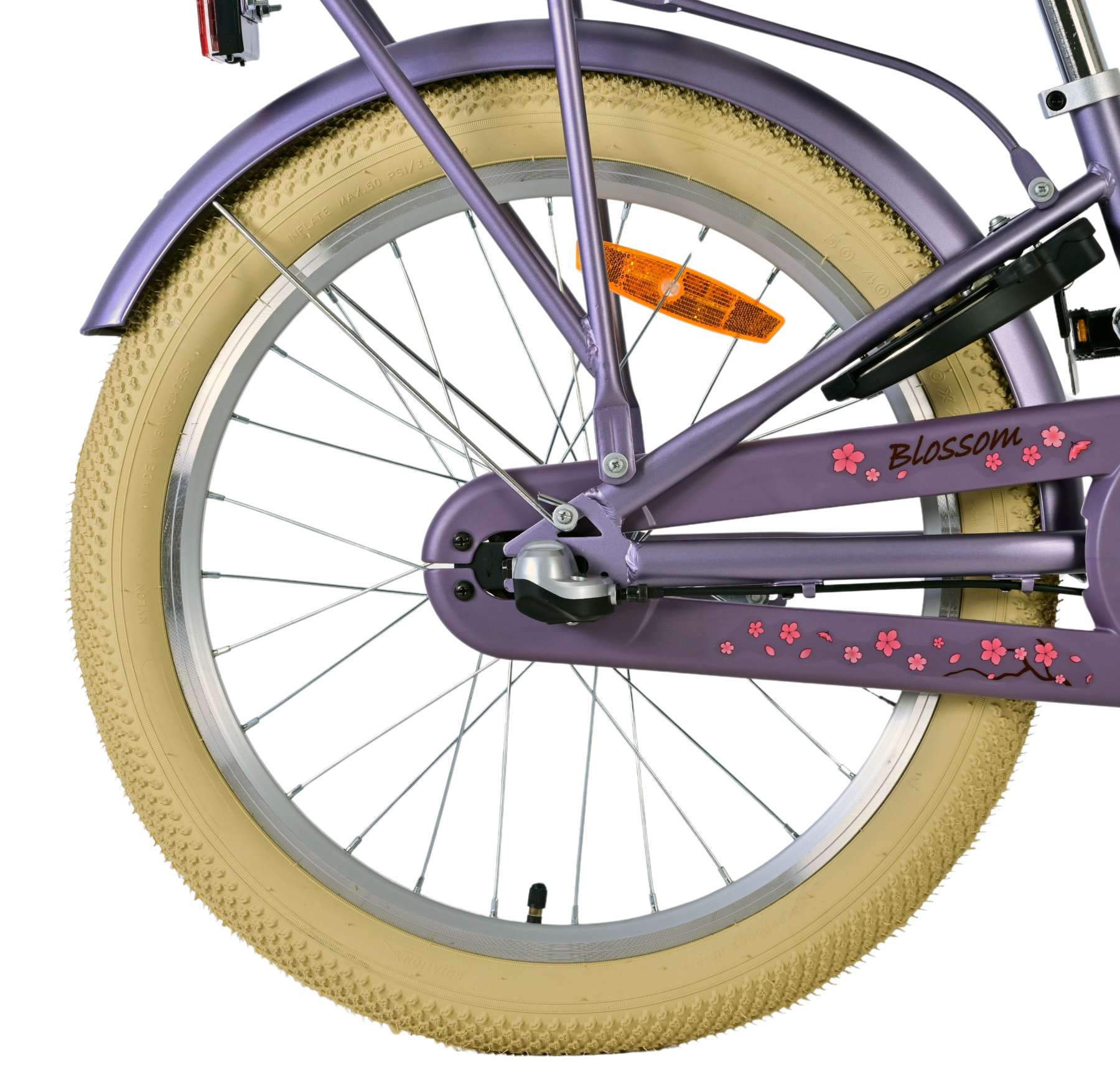 Volare Blossom Kinderfahrrad - Mädchen - 20 Zoll - Lila - Nexus 3 2