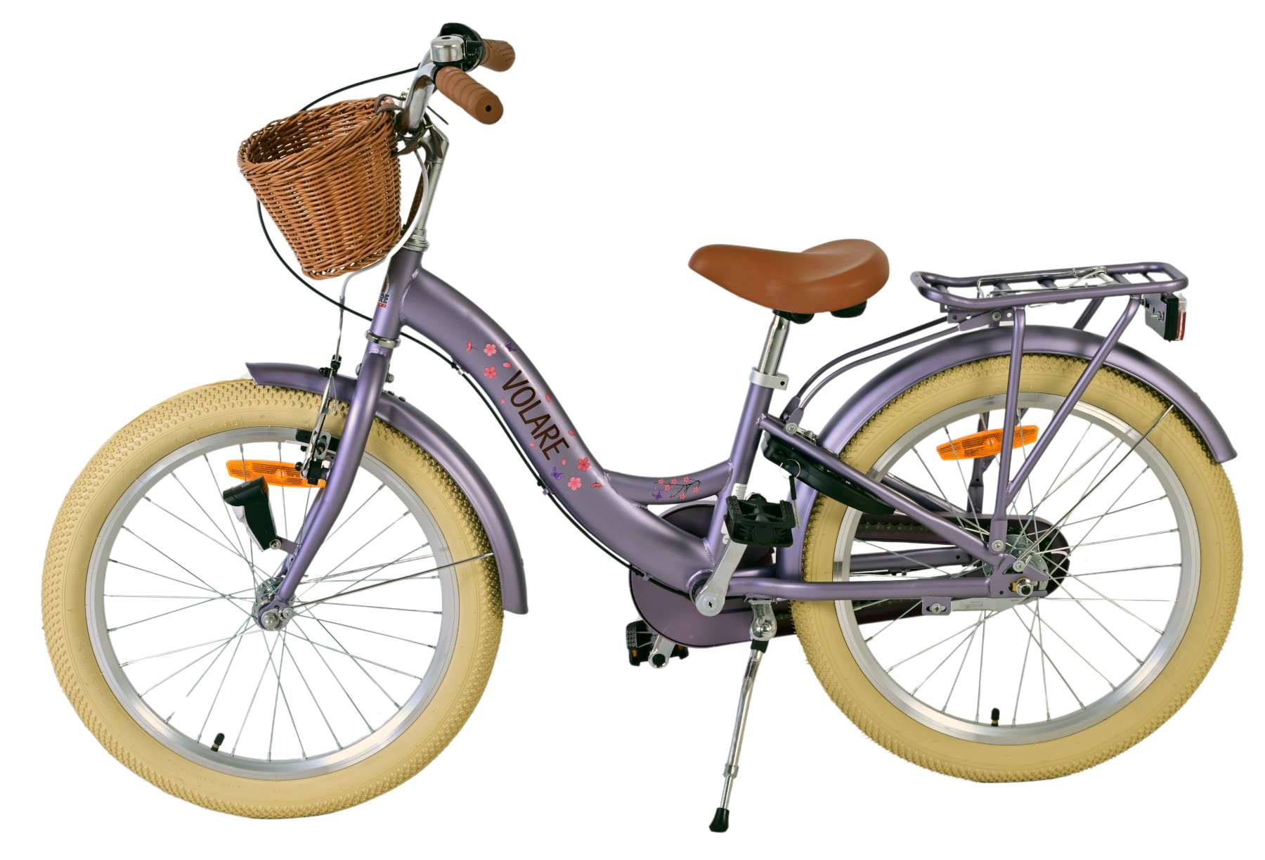 Volare Blossom Kinderfahrrad - Mädchen - 20 Zoll - Lila - Nexus 3 8
