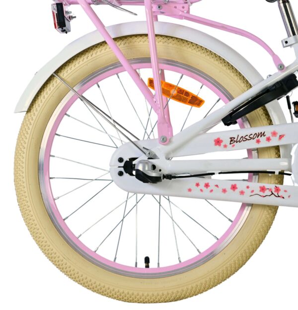 Volare Blossom Kinderfahrrad – Mädchen – 20 Zoll – Weiß – Nexus 3 2