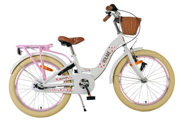 Volare Blossom Kinderfahrrad – Mädchen – 20 Zoll – Weiß – Nexus 3