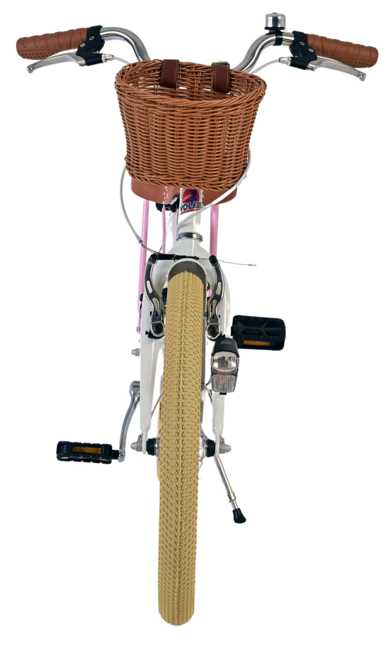 Volare Blossom Kinderfahrrad - Mädchen - 20 Zoll - Weiß - Zwei Handbremsen 6
