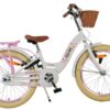 Volare Blossom Kinderfahrrad - Mädchen - 20 Zoll - Weiß - Zwei Handbremsen