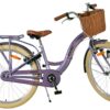 Volare Blossom Kinderfahrrad - Mädchen - 24 Zoll - Lila - Zwei Handbremsen 10