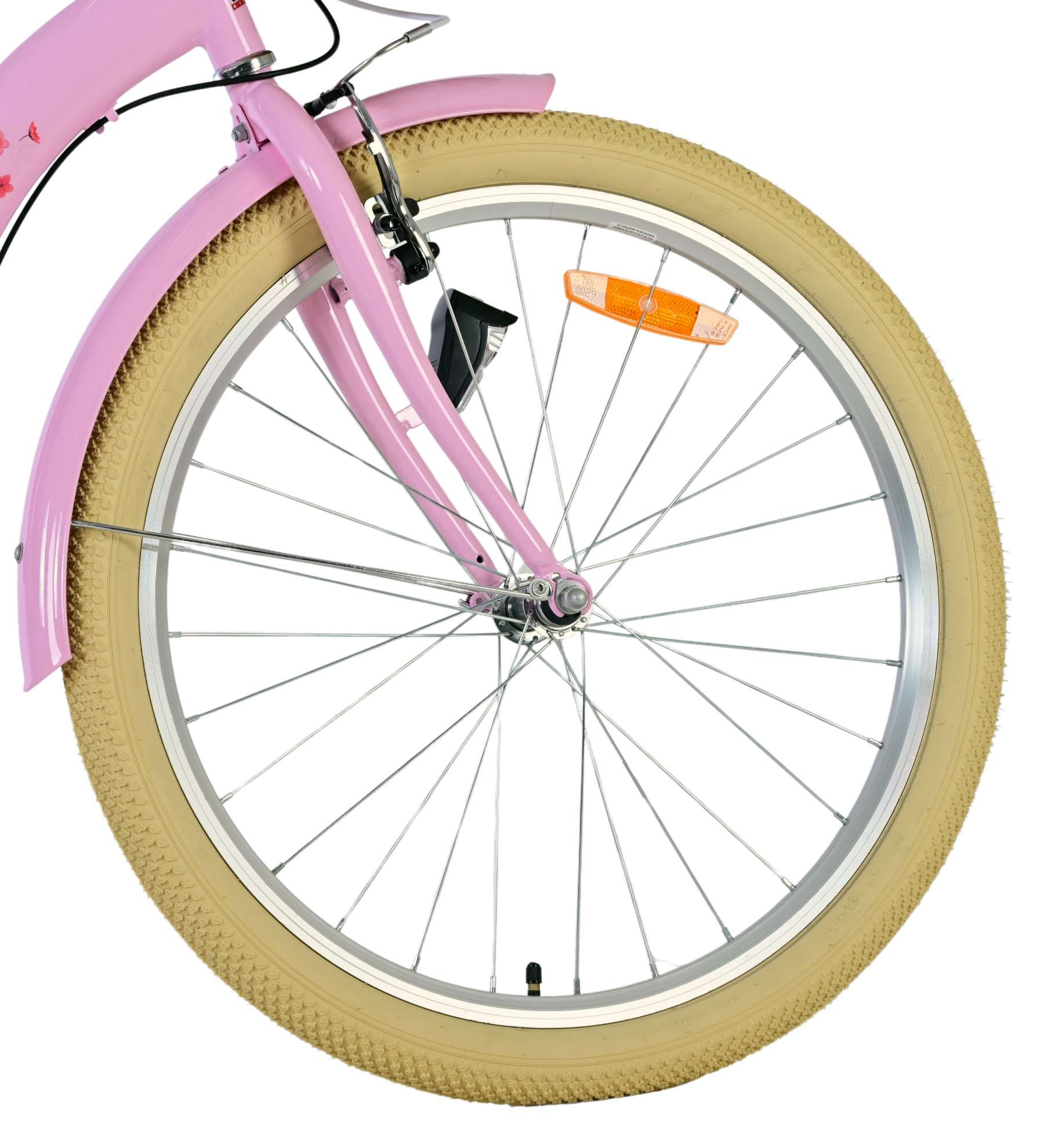 Volare Blossom Kinderfahrrad - Mädchen - 24 Zoll - Rosa - 3 Gänge 3