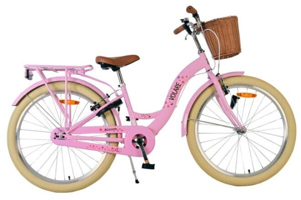 Volare Blossom Kinderfahrrad - Mädchen - 24 Zoll - Rosa - Zwei Handbremsen