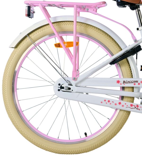 Volare Blossom Kinderfahrrad - Mädchen - 24 Zoll - Weiß 2