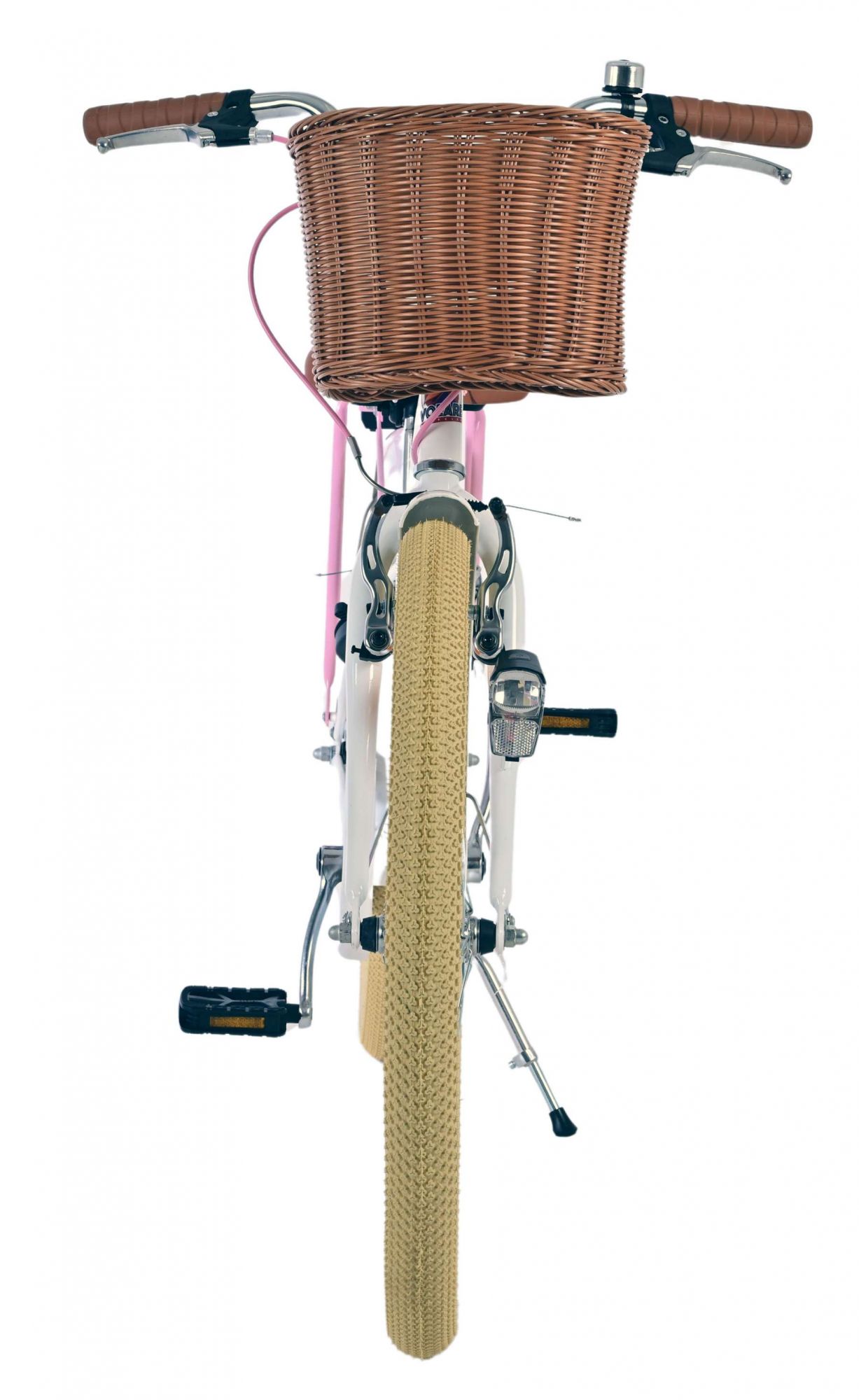 Volare Blossom Kinderfahrrad - Mädchen - 24 Zoll - Weiß - Zwei Handbremsen 6