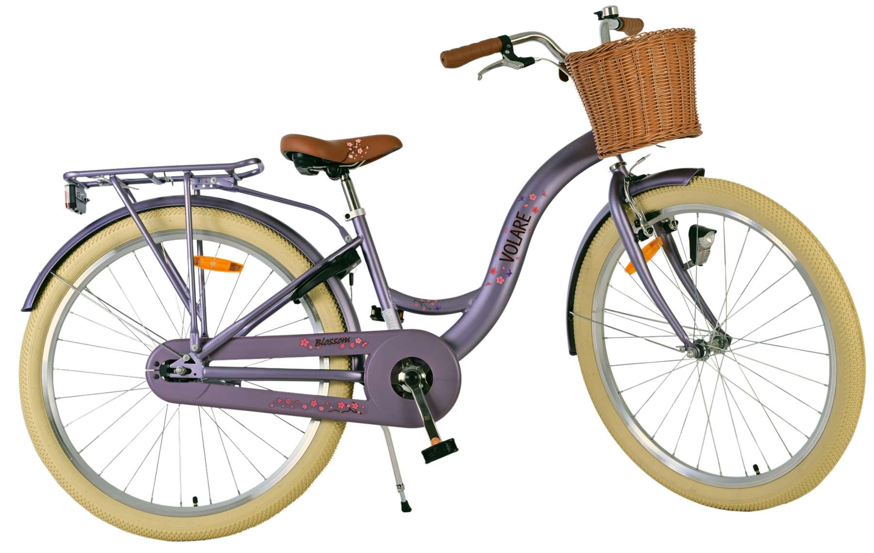 Volare Blossom Kinderfahrrad - Mädchen - 26 Zoll - Lila 2