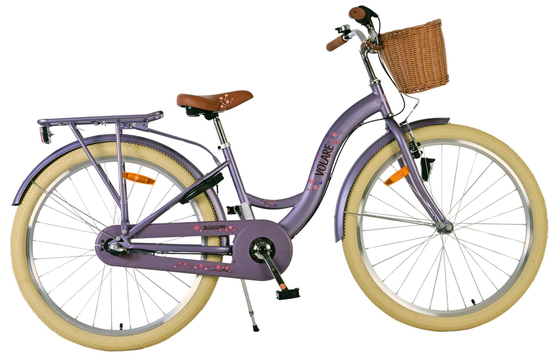 Volare Blossom Kinderfahrrad - Mädchen - 26 Zoll - Lila - Nexus 3 Gänge 11