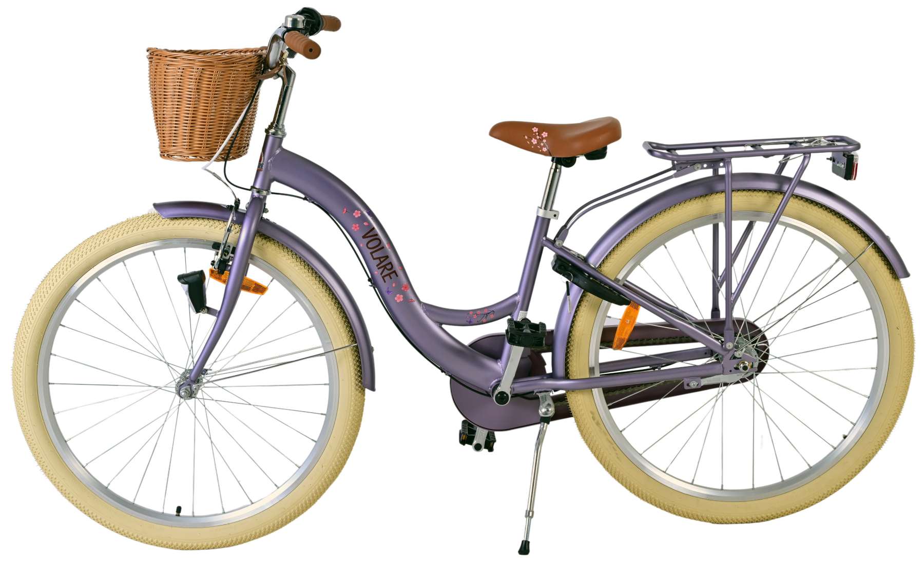 Volare Blossom Kinderfahrrad - Mädchen - 26 Zoll - Lila - Nexus 3 Gänge 8