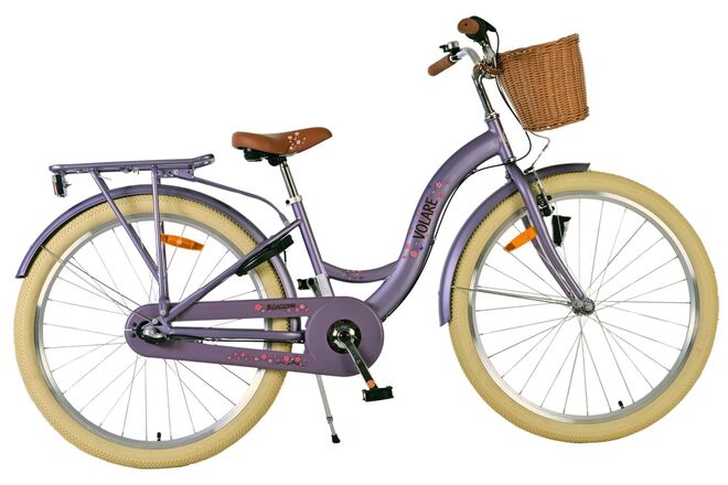 Volare Blossom Kinderfahrrad - Mädchen - 26 Zoll - Lila - Nexus 3 Gänge