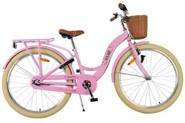 Volare Blossom Kinderfahrrad - Mädchen - 26 Zoll - Rosa - Nexus 3 Gänge