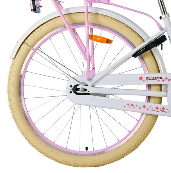 Volare Blossom Kinderfahrrad - Mädchen - 26 Zoll - Weiß 2