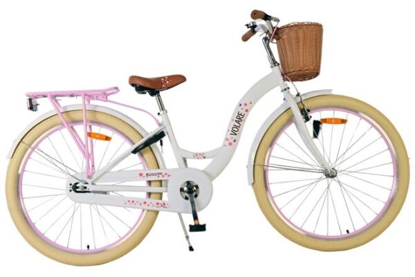 Volare Blossom Kinderfahrrad - Mädchen - 26 Zoll - Weiß
