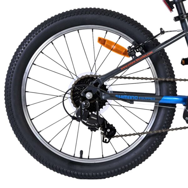 Volare Boost Kinderfahrrad – 20 Zoll – Blau/Grau – 7 Gänge